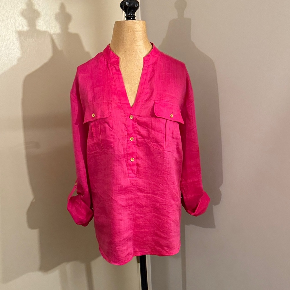 Jones New York Fuchsia Blouse